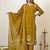 Women Ethnic Motifs Embroidered Regular Thread Work Pure Cotton Kurta with Trousers & With Dupatta