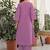 Women Ethnic Motifs Embroidered Regular Thread Work Kurta with Palazzos & With Dupatta