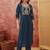 Women Ethnic Motifs Embroidered Empire Thread Work Kurta with Trousers & With Dupatta