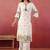 Women Floral Embroidered Regular Thread Work Kurta with Trousers & With Dupatta