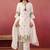 Women Floral Embroidered Regular Thread Work Kurta with Trousers & With Dupatta
