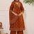 Women Ethnic Motifs Printed Angrakha Pure Cotton Kurta with Palazzos & With Dupatta
