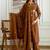 Women Floral Embroidered Regular Thread Work Pure Cotton Kurta with Trousers & With Dupatta