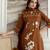 Women Floral Embroidered Regular Thread Work Pure Cotton Kurta with Trousers & With Dupatta