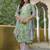 Women Floral Printed Regular Thread Work Kurta with Trousers & With Dupatta