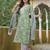 Women Floral Printed Regular Thread Work Kurta with Trousers & With Dupatta