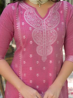 Women Ethnic Motifs Regular Kurta with Trousers & With Dupatta 2