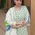 Women Ethnic Motifs Printed Regular Thread Work Kurta with Trousers & With Dupatta
