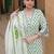 Women Ethnic Motifs Printed Regular Thread Work Kurta with Trousers & With Dupatta