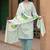 Women Ethnic Motifs Printed Regular Thread Work Kurta with Trousers & With Dupatta