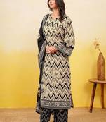 Women Embroidered Regular Kurta with Pyjamas & With Dupatta