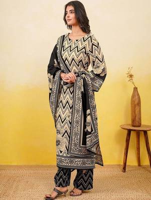 Women Embroidered Regular Kurta with Pyjamas & With Dupatta 5