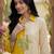 Embroidered Mustard Cotton Blend Co Ords for Women