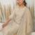 Women Floral Embroidered Regular Thread Work Kurta with Trousers & With Dupatta