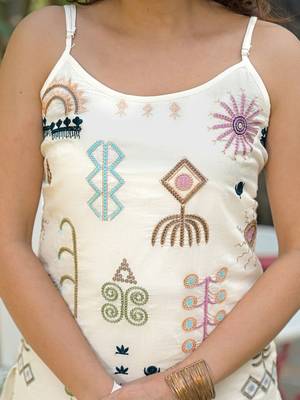 Women Ethnic Motifs Embroidered Regular Kurta with Trousers & With Dupatta 5