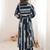 Printed Navy Blue Cotton Co Ords for Women