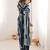 Printed Navy Blue Cotton Co Ords for Women