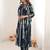 Printed Navy Blue Cotton Co Ords for Women