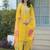 Women Embroidered Regular Sequinned Kurta with Trousers & With Dupatta
