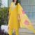 Women Embroidered Regular Sequinned Kurta with Trousers & With Dupatta