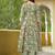Women Floral Printed Regular Thread Work Kurta with Trousers & With Dupatta