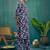 Floral Printed Dark Blue Cotton Blend Co Ords for Women