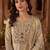 Women Ethnic Motifs Embroidered Regular Thread Work Chanderi Cotton Kurta with Trousers & With Dupatta