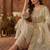 Women Ethnic Motifs Embroidered Regular Thread Work Chanderi Cotton Kurta with Trousers & With Dupatta