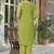 Women Ethnic Motifs Embroidered Regular Thread Work Pure Silk Kurta with Trousers & With Dupatta