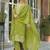 Women Ethnic Motifs Embroidered Regular Thread Work Pure Silk Kurta with Trousers & With Dupatta