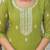 Women Ethnic Motifs Embroidered Regular Thread Work Pure Silk Kurta with Trousers & With Dupatta