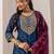 Women Ethnic Motifs Printed Regular Thread Work Kurta with Trousers & With Dupatta