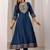 Women Ethnic Motifs Printed Regular Thread Work Kurta with Trousers & With Dupatta