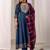 Women Ethnic Motifs Printed Regular Thread Work Kurta with Trousers & With Dupatta