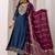 Women Ethnic Motifs Printed Regular Thread Work Kurta with Trousers & With Dupatta
