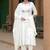 Women Floral Embroidered Empire Thread Work Pure Cotton Kurta with Trousers & With Dupatta