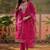 Women Ethnic Motifs Embroidered Regular Kurta with Trousers & With Dupatta
