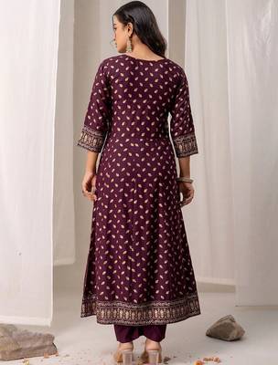 Women Ethnic Motifs Printed Regular Kurta with Trousers & With Dupatta 2