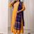 Women Ethnic Motifs Printed Regular Thread Work Kurta with Trousers & With Dupatta