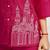 Embroidered Rani Pink Roman Silk Co Ords for Women