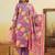 Women Floral Printed Regular Pure Silk Kurta with Trousers & With Dupatta