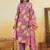 Women Floral Printed Regular Pure Silk Kurta with Trousers & With Dupatta