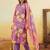 Women Floral Printed Regular Pure Silk Kurta with Trousers & With Dupatta
