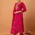 Women Ethnic Motifs Embroidered Regular Kurta with Trousers & With Dupatta