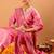Women Floral Embroidered Regular Thread Work Kurta with Trousers & With Dupatta