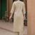 Ethnic Motifs Embroidered Regular Thread Work Kurta with Trousers & With Dupatta