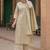 Ethnic Motifs Embroidered Regular Thread Work Kurta with Trousers & With Dupatta