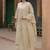 Ethnic Motifs Embroidered Regular Thread Work Kurta with Trousers & With Dupatta