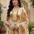 Women Floral Printed Regular Thread Work Kurta with Trousers & With Dupatta