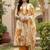 Women Floral Printed Regular Thread Work Kurta with Trousers & With Dupatta